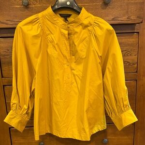 NWT Banana Republic warm yellow Blouse